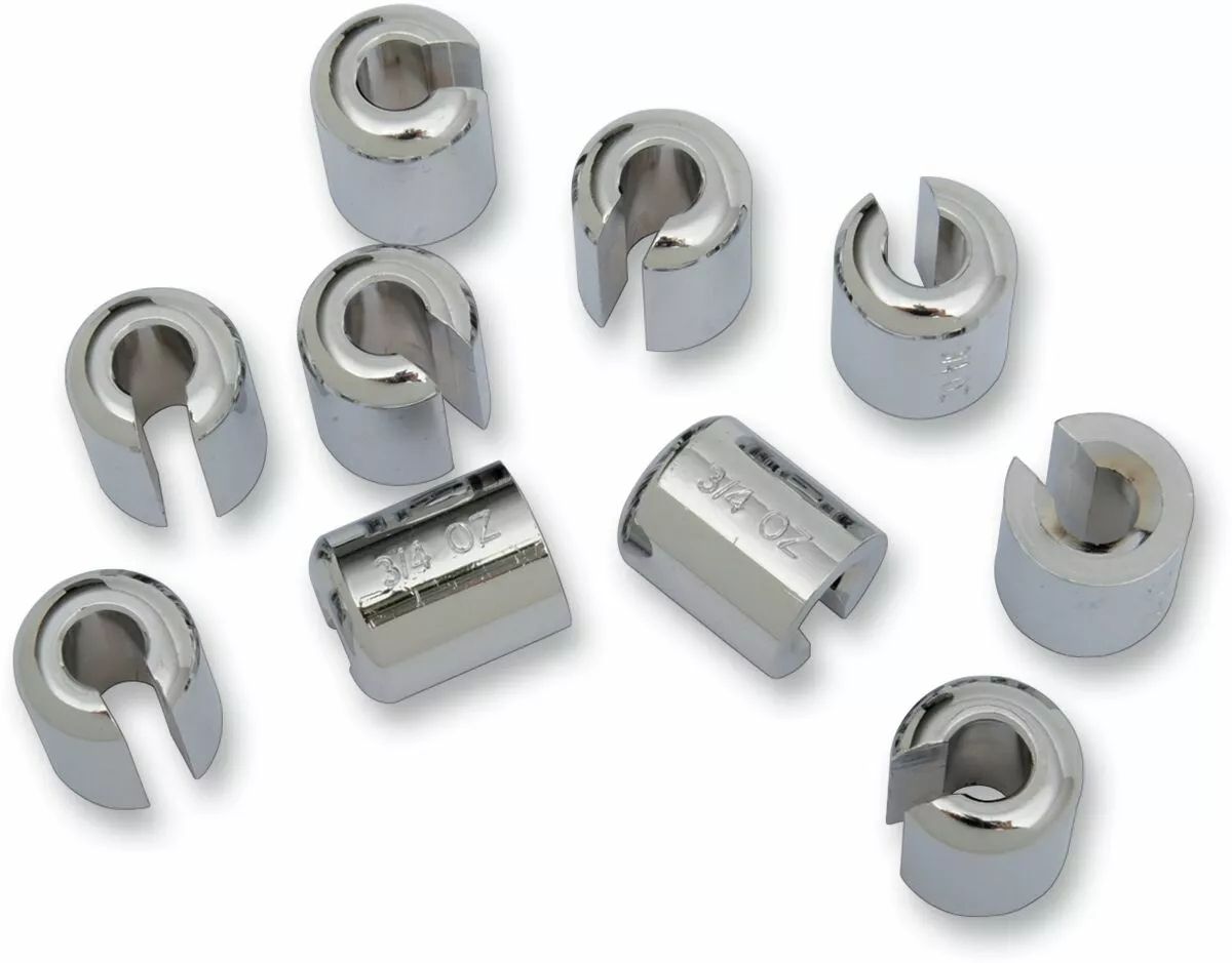 K&l supply 32-7094 króm/cinkkerekes kerék súlyok Motorkerékpár gumiabroncs 2