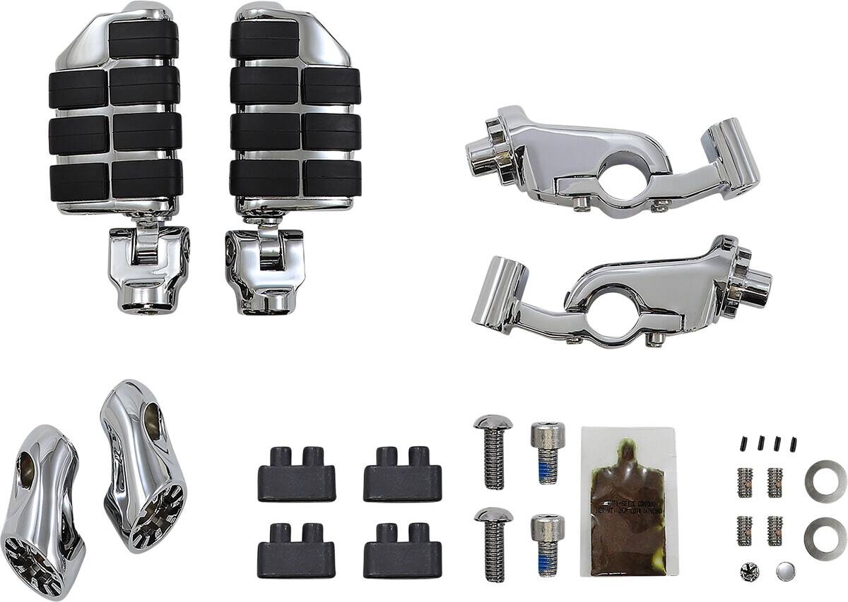 Kuryakyn körutazás rögzítések ERGO II WITH mini kar, kitámasztó & DUALLY ISO-PEGS Váltókar 1