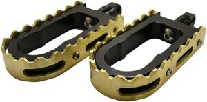 La choppers lábtartók BMX stílus BLACK/ sárgaréz Lábtartó és lábtartó alkatrészek 1