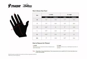 Thor 3330-8019 SportMode Riot kesztyű 4