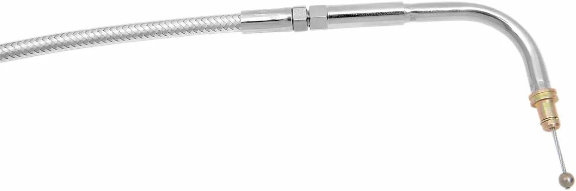 Magnum 5422 polírozott rozsdamentes acél fonott fojtószelep/üresjárati kábel Bowden és huzal 1