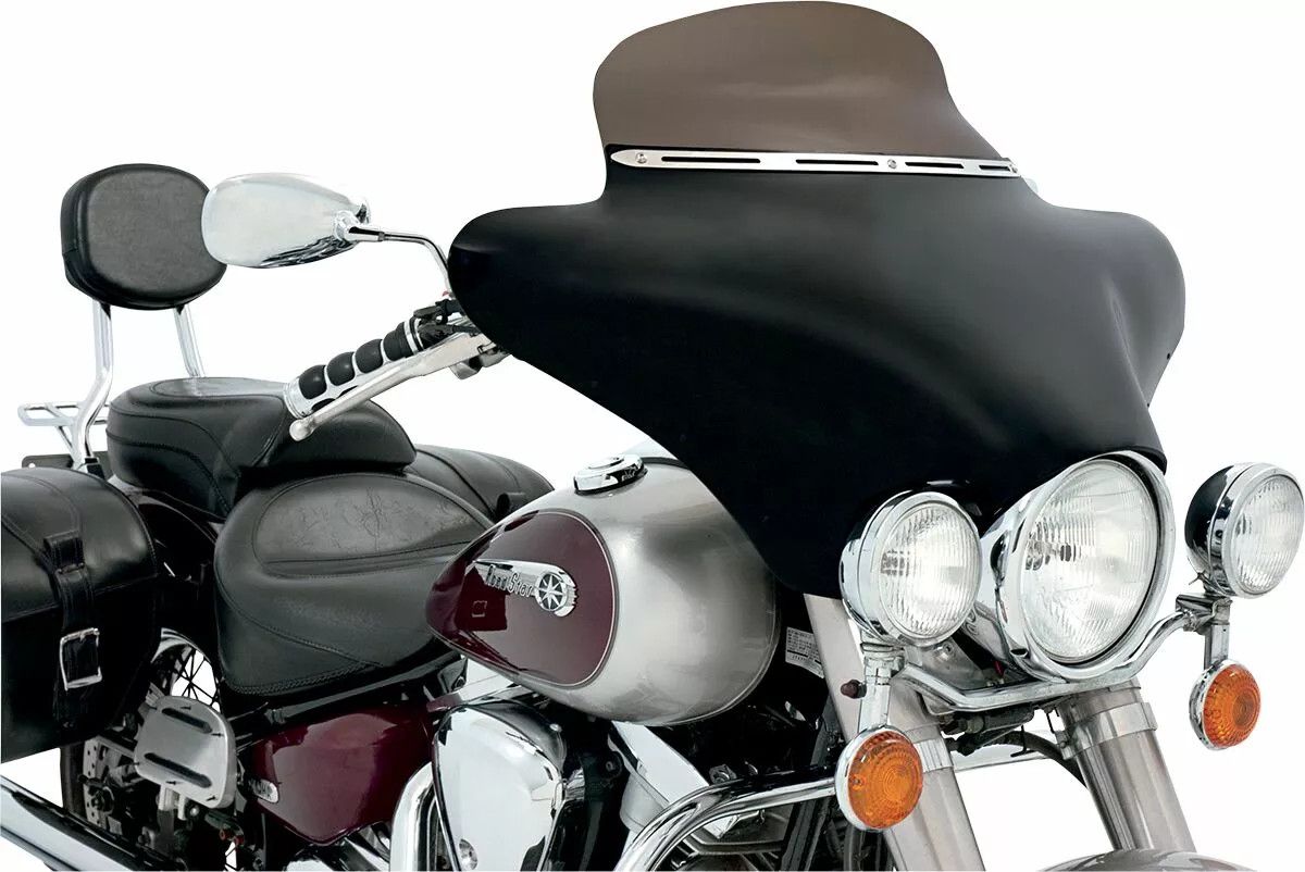 Memphis shades hd MEM0923 réselt rozsdamentes acélból készült Batwing Fairing Trim Szélvédő és karosszéria rögzítő alkatrész 3
