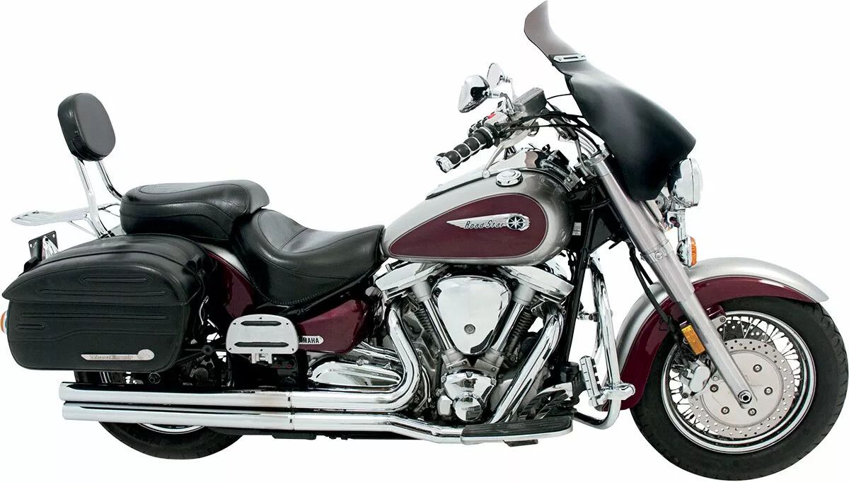 Memphis shades hd MEM0923 réselt rozsdamentes acélból készült Batwing Fairing Trim Szélvédő és karosszéria rögzítő alkatrész 5