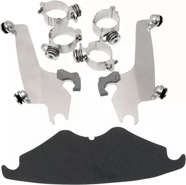Memphis shades hd MEM8927 Sportshield trigger-lock teljes Mount Kit Szélvédő és karosszéria rögzítő alkatrész 1