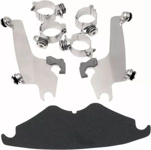 Memphis shades hd MEM8927 Sportshield trigger-lock teljes Mount Kit Szélvédő és karosszéria rögzítő alkatrész 1