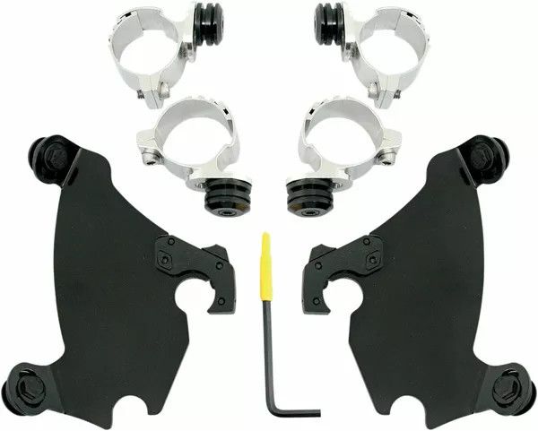 Memphis shades hd MEB1981 Gauntlet Fairing Trigger-Lock Hardware készlet Szélvédő és karosszéria rögzítő alkatrész 1