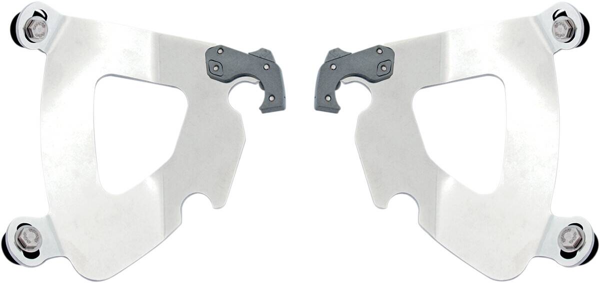 Memphis shades hd PLATES-ONLY készlet TRIGGER-LOCK GAUNTLET-FAIRING polírozott Szélvédő és karosszéria rögzítő alkatrész 1