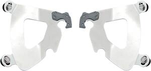 Memphis shades hd PLATES-ONLY készlet TRIGGER-LOCK GAUNTLET-FAIRING polírozott Szélvédő és karosszéria rögzítő alkatrész 1