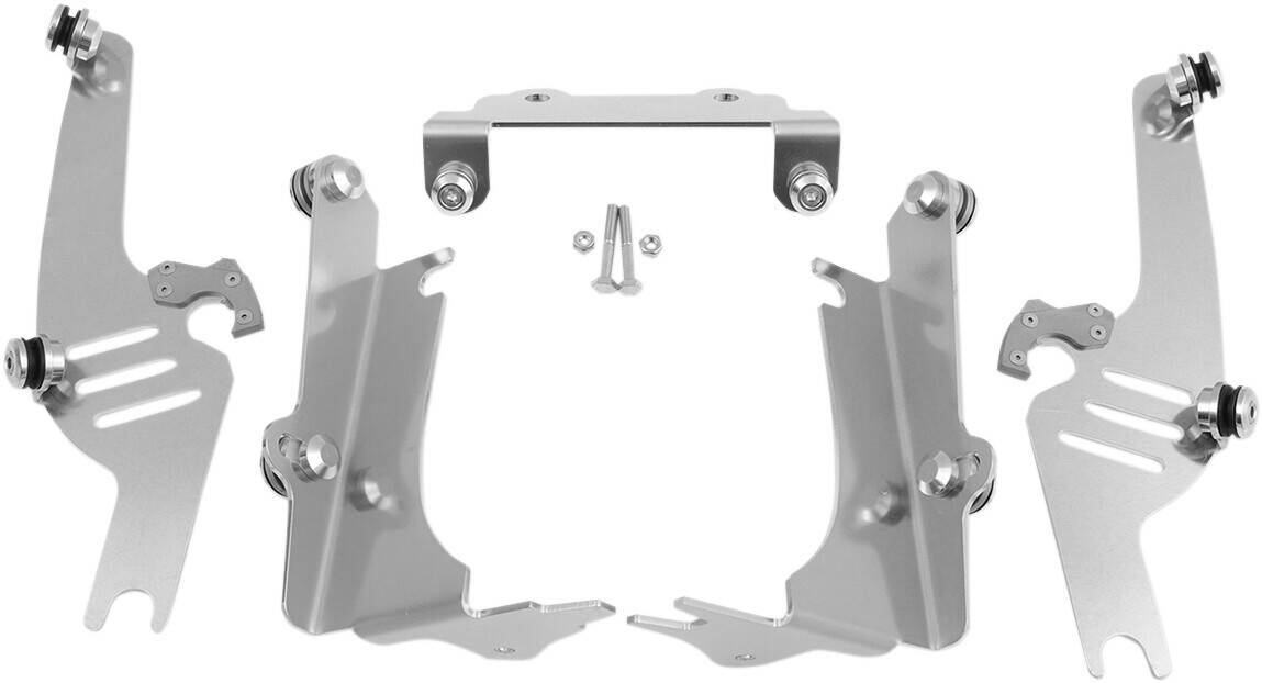 Memphis shades metric rögzítõ készlet TRIGGER-LOCK SPORTSHIELD-WINDSHIELD polírozott Szélvédő és karosszéria rögzítő alkatrész 0