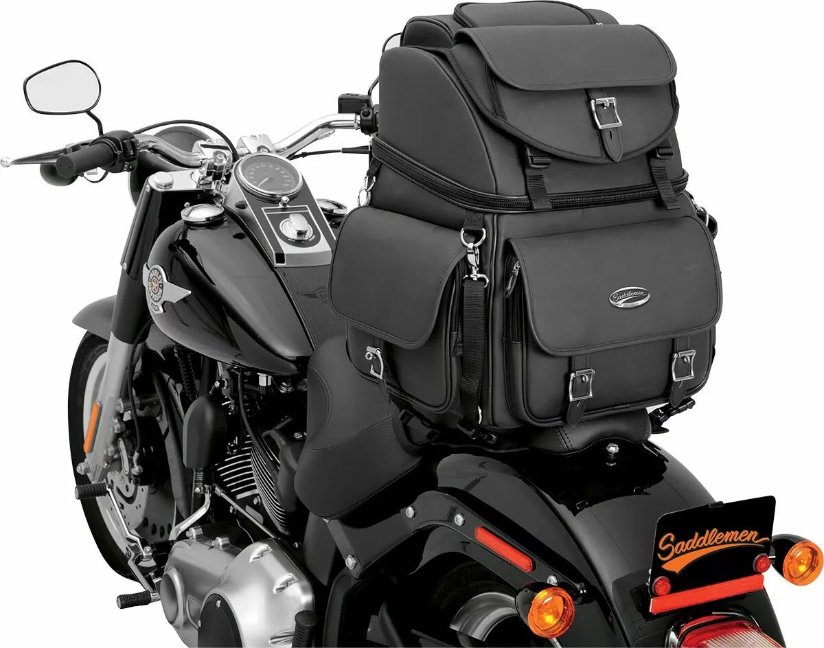 Saddlemen EX000440 BR3400EX kombinált háttámla, hátsó ülés és Sissy bár táska 9