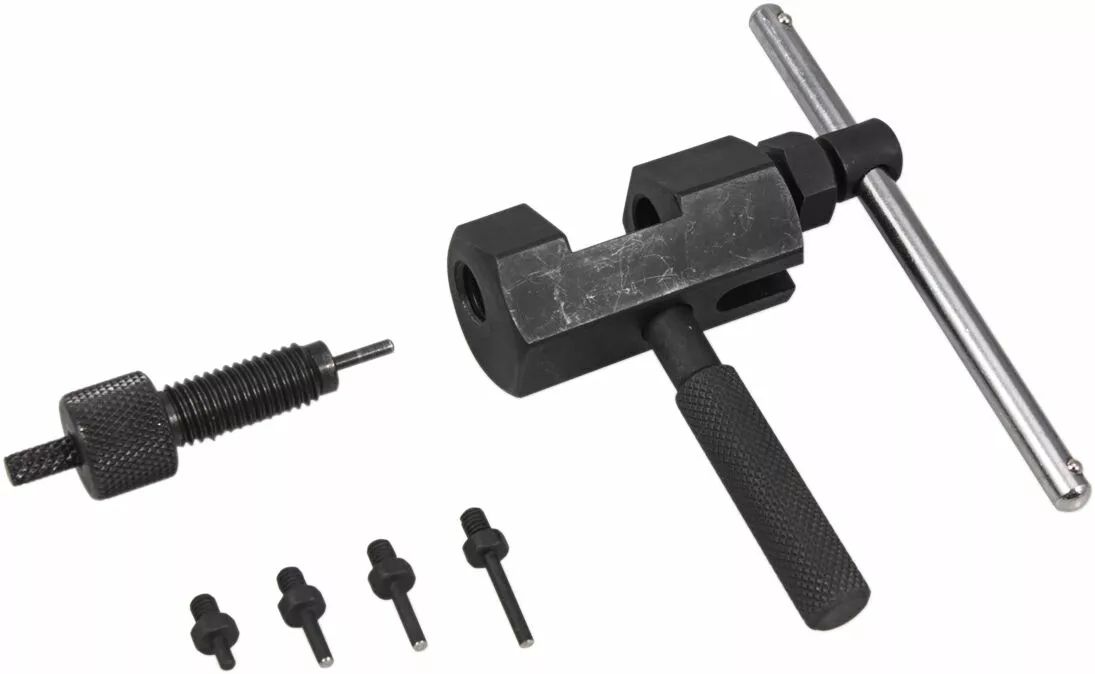 Bikeservice BS3550 CAM lánc megszakító & amp; Szegecselő szerszámkészlet Szerszám 0
