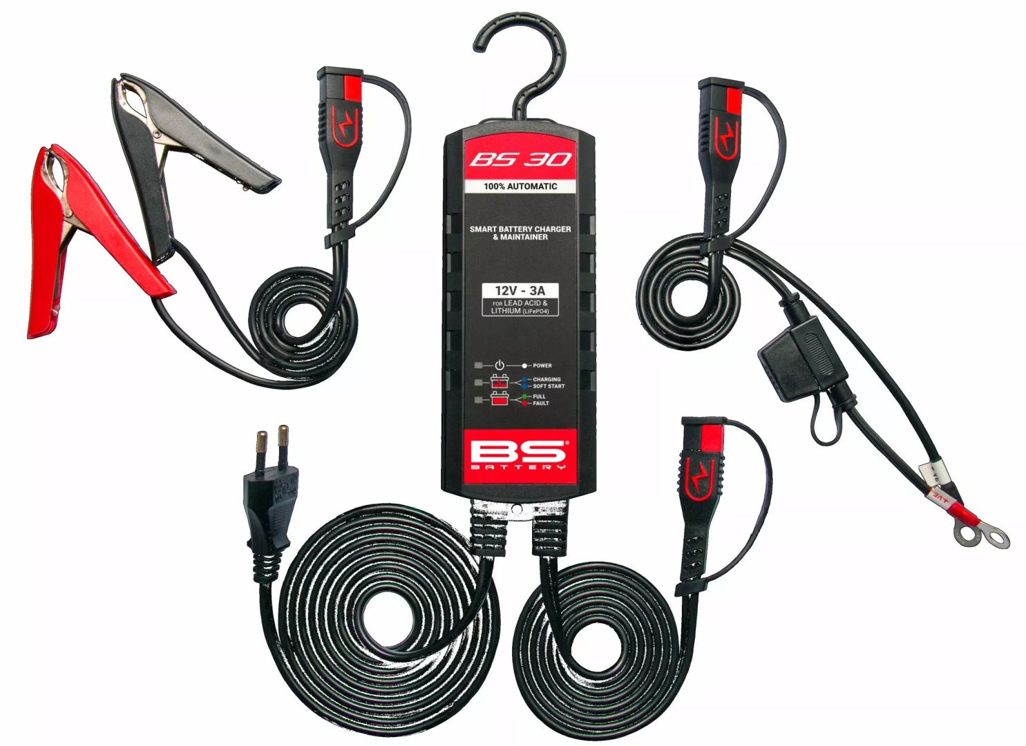 Bs battery 700575 BS30 Charger UK-Plug Akkumulátor és tartozékai 8