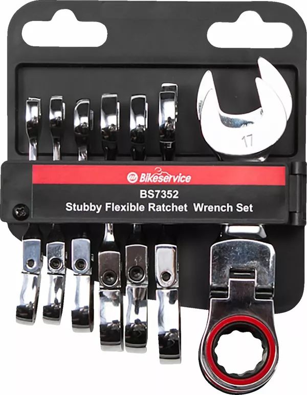 Bikeservice BS7352 makacs flex fej racsnis kombinált csavarkulcs 0