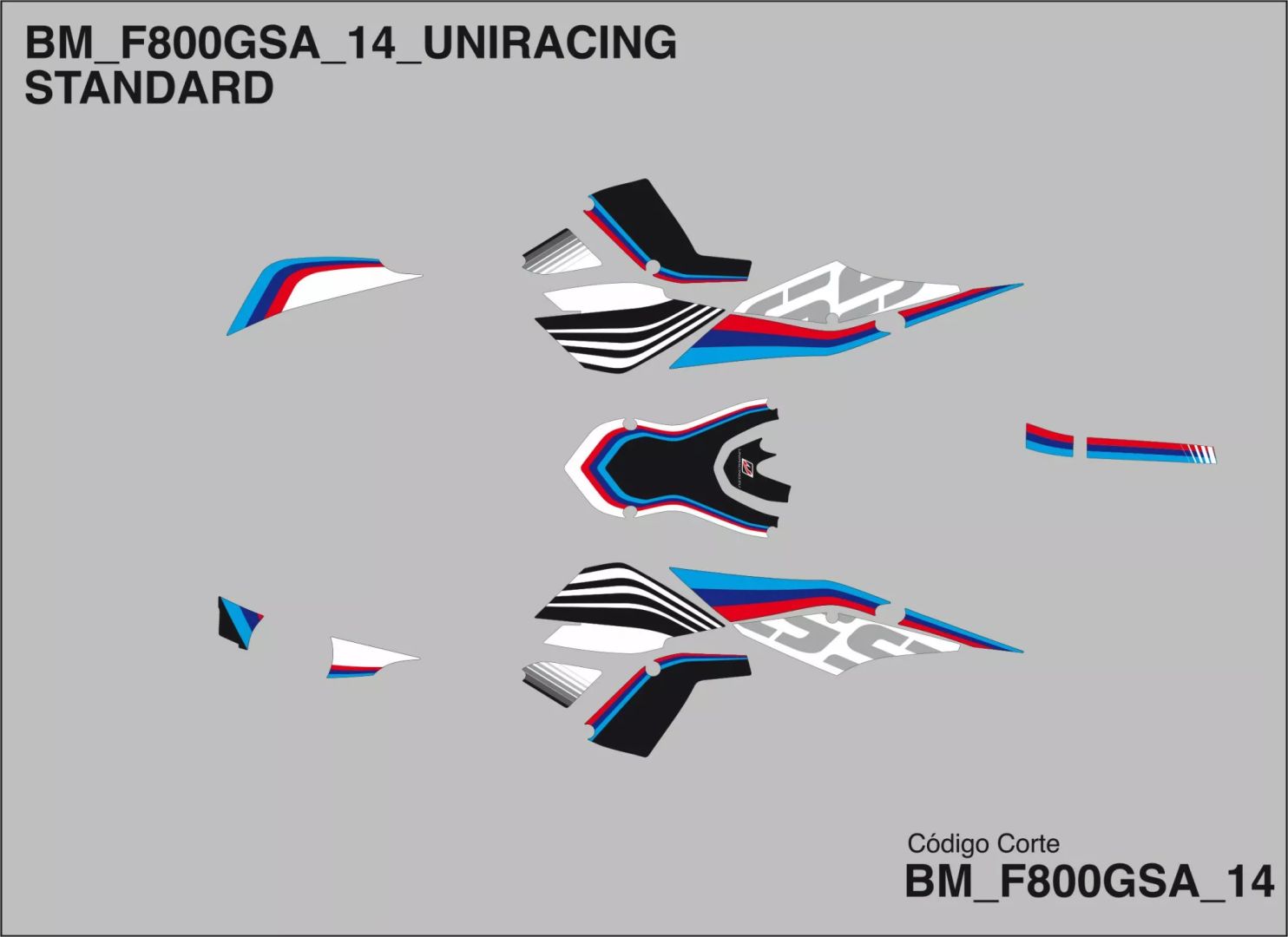 Uniracing 2021s matrica készlet 0
