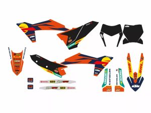 Blackbird racing 2548R22 grafikus készlet 