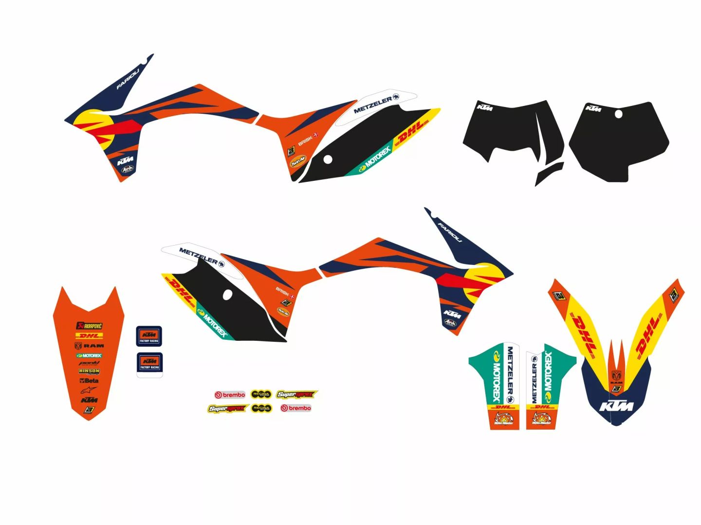 Blackbird racing 8537R22 trófea grafikus készlet üléshuzattal 0