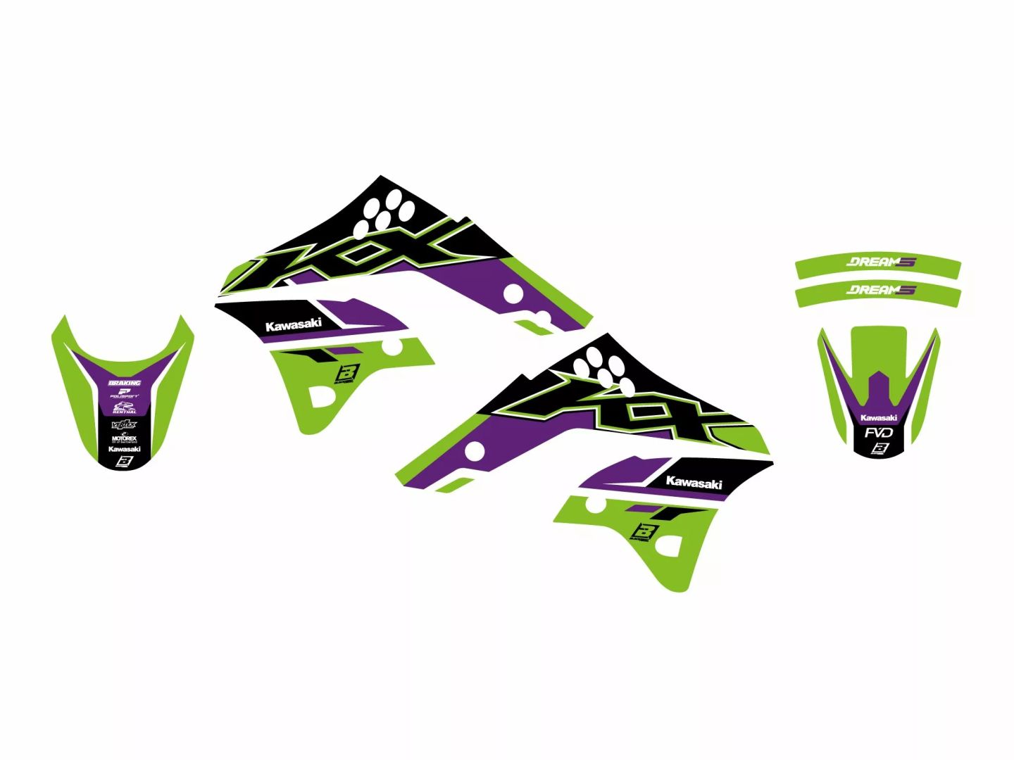 Blackbird racing 2416Ab Dream 5 grafikus készlet 0