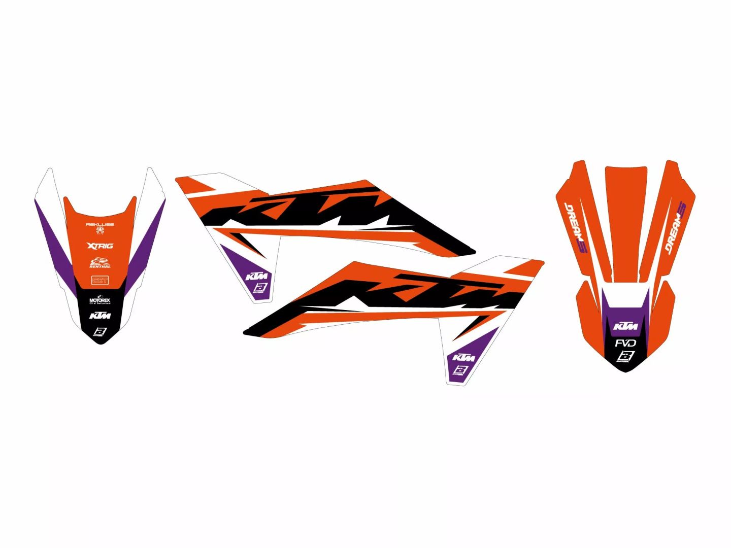 Blackbird racing 2550AB Dream 5 grafikus készlet 0