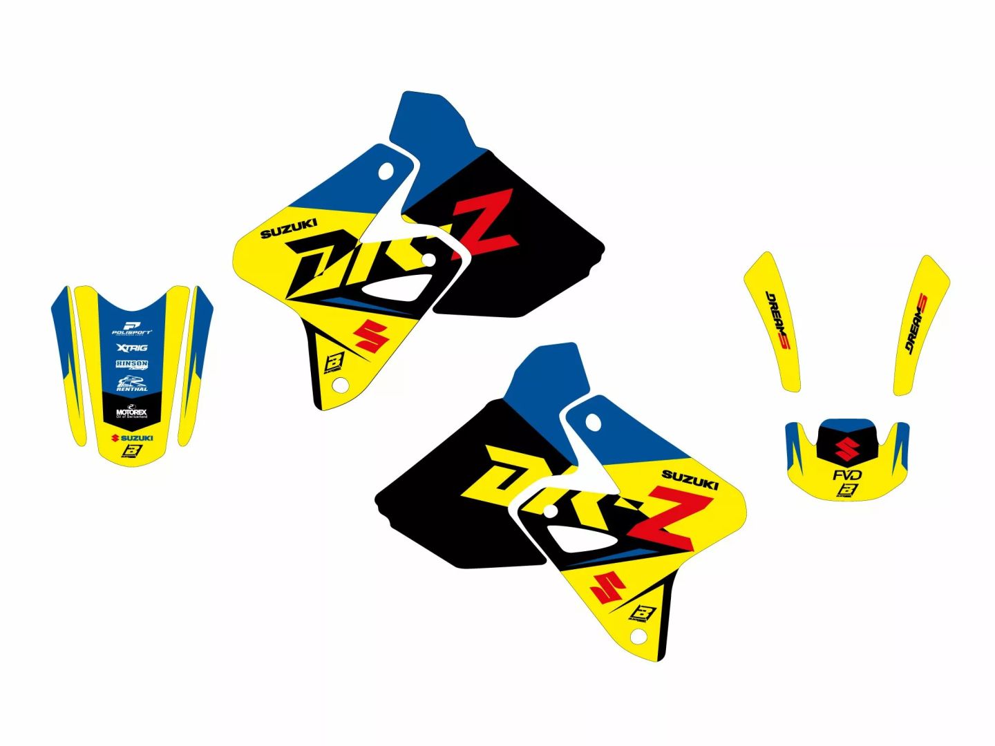 Blackbird racing 2312Ab Dream 5 grafikus készlet 0